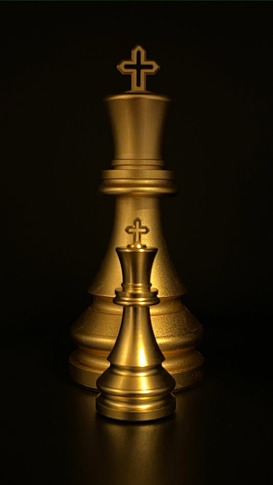 (mini) King Chess Piece - 24K Gold Plated